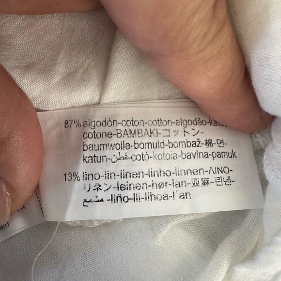 Zara NWT 100% Cotton Peter Pan Embroidered Collar Pleated Balletcore Dress - Picture 5 of 8